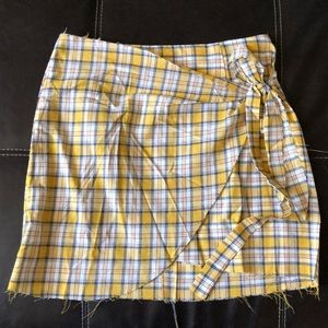 Verge Girl paper closet plaid skirt